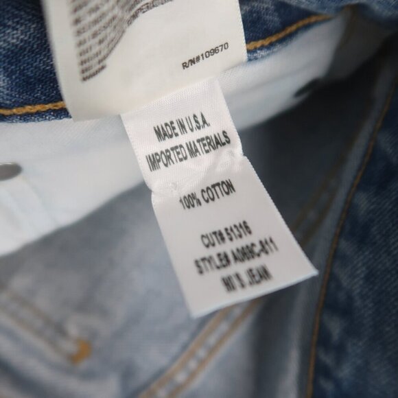 Agolde 90's Mid Rise Loose Fit in Fall Out Size 25 - Picture 11 of 14